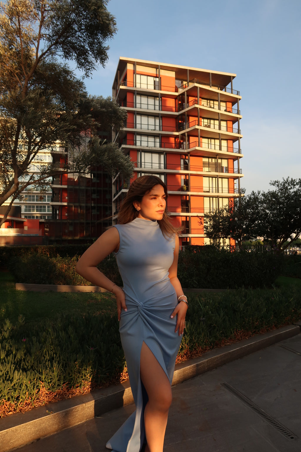 Bela Dress - Baby Blue
